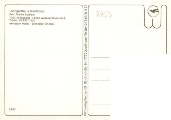 Allensbach Bodensee Landgasthaus Mindelsee Gastraeume – Bild 2