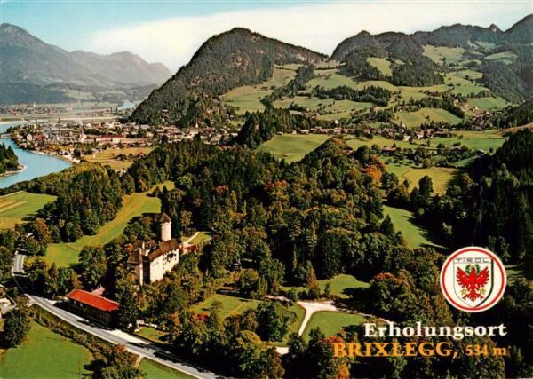 Brixlegg Tirol AT Fliegeraufnahme mit Schloss Matzen und Bad Mehrn