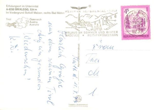 Brixlegg Tirol AT Fliegeraufnahme mit Schloss Matzen und Bad Mehrn – Bild 2