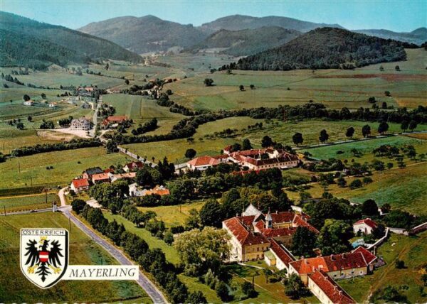 Mayerling Baden Niederoesterreich AT Fliegeraufnahme Karmeliterinnenkloster Ehem