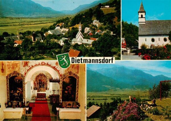 Dietmannsdorf Sulmtal Panorama Paltental Kirche Inneres