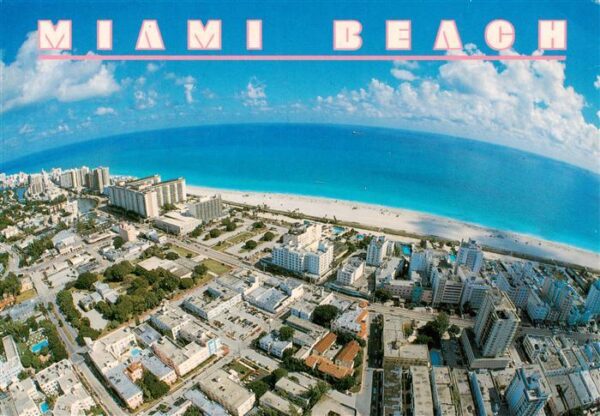 Miami Beach Fliegeraufnahme