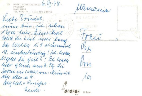 Paguera Peguera Calvia Mallorca ES Fliegeraufnahme Hotel Club Galatzo – Bild 2