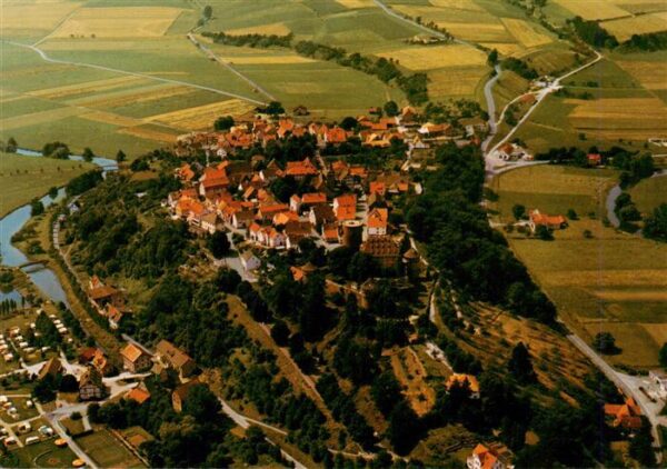 Trendelburg Diemel Deisel Hessen Fliegeraufnahme