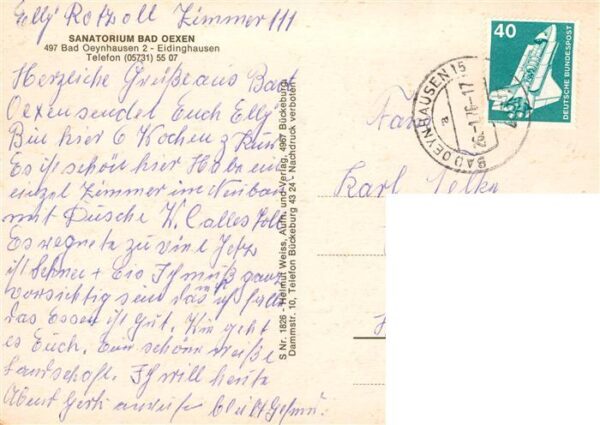 Eidinghausen Bad Oeynhausen Sanatorium Bad Oexen – Bild 2