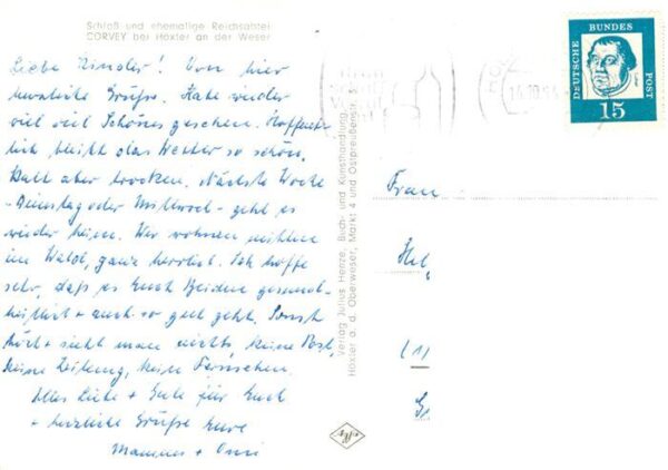 Corvey Hoexter Weser Schloss und ehemalige Reichsabtei – Bild 2