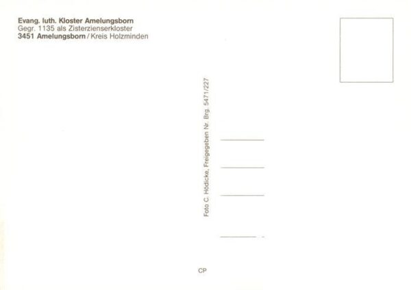 Amelungsborn Evang. luth. Kloster Zisterzienserkloster – Bild 2