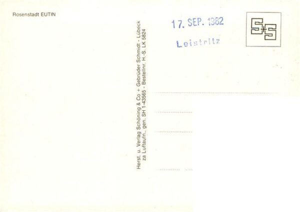 Eutin Rosenstadt Altstadt Kirche Schloss – Bild 2
