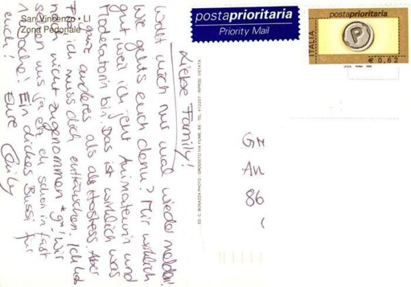 San Vincenzo Livorno Toscana IT Zona Pedonale Fussgaengerzone am Abend – Bild 2