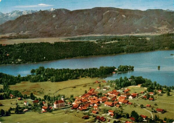 Seehausen Staffelsee Bayern Fliegeraufnahme