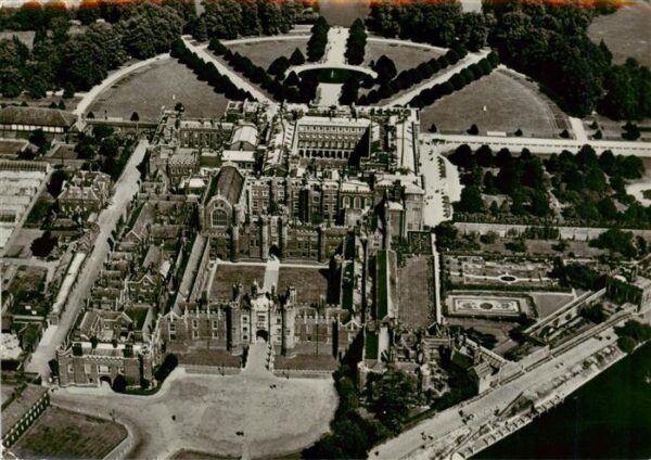 Middlesex Hampton Court Palace aerial view