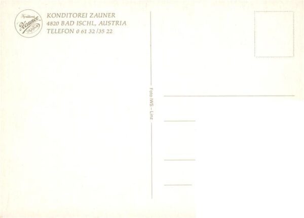 Bad Ischl Salzkammergut AT Konditorei Zauner – Bild 2