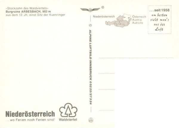 Arbesbach Niederoesterreich AT Burgruine Stockzahn des Waldviertels – Bild 2