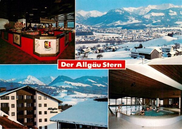 Sonthofen  Oberallgaeu Der Allgaeu Stern Hotelpark auf der Staiger Alp Hallenbad