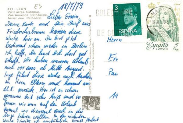 Leon Castilla y Leon ES Fliegeraufnahme mit Cathedrale – Bild 2