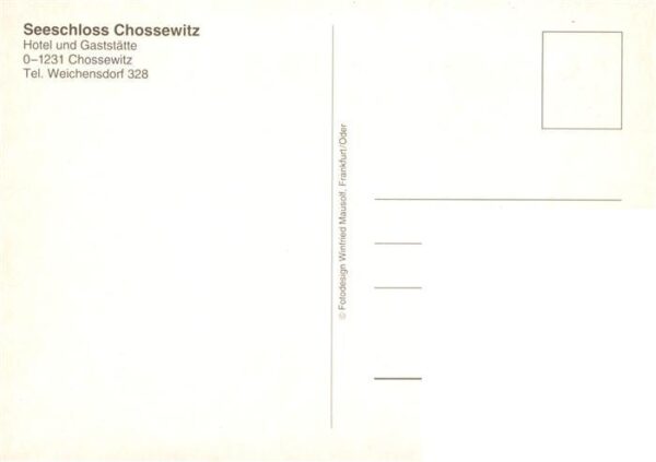 Chossewitz Friedland Mark Seeschloss Chossewitz Gastraum Bootspartie – Bild 2