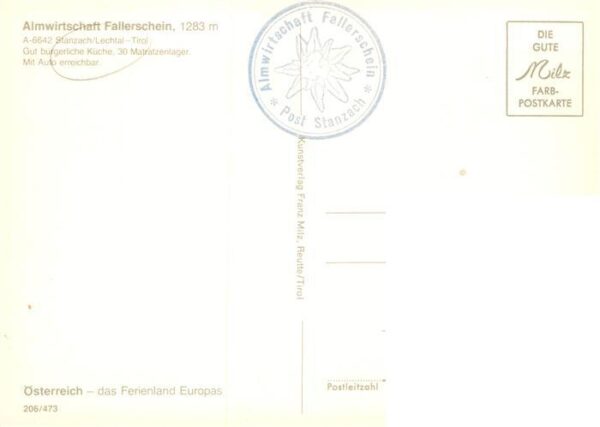 Stanzach Lechtal Tirol AT Almwirtschaft Fallerschein – Bild 2
