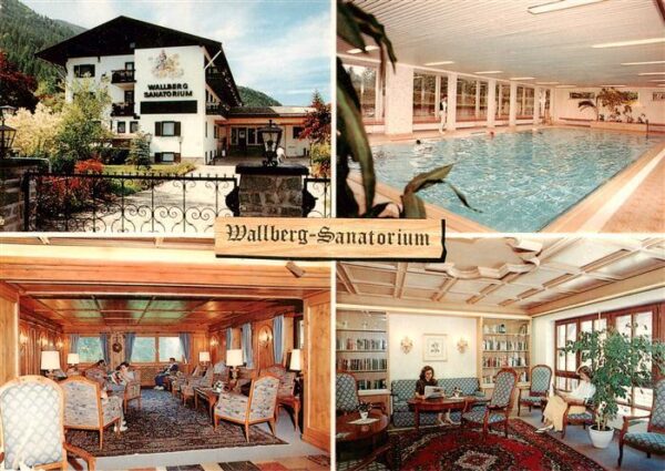 Rottach-Egern Tegernsee Wallberg Sanatorium Gast und Aufenthaltsraeume Hallenbad