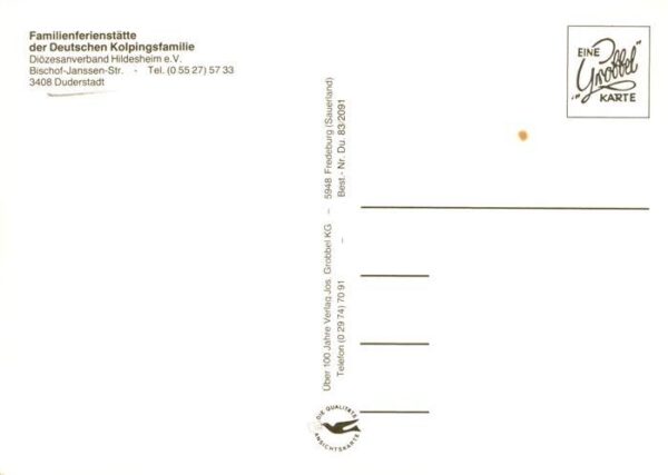 Duderstadt Familienferienstaette der Dt Kolpingfamilie Hauskapelle – Bild 2
