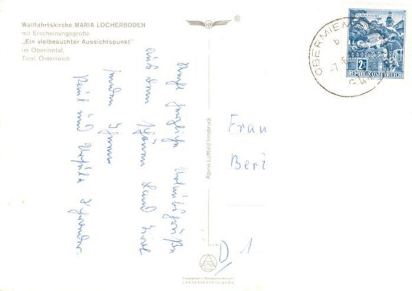 Maria Locherboden Moetz Silz Tirol AT Fliegeraufnahme mit Wallfahrtskirche Maria – Bild 2