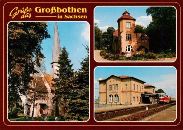 Grossbothen Kirche Wilhelm Ostwald Gedenkstaette Bahnhof