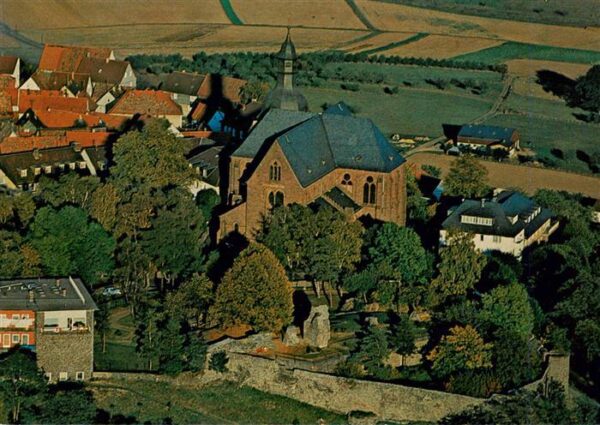 Amoeneburg Kirche Fliegeraufnahme