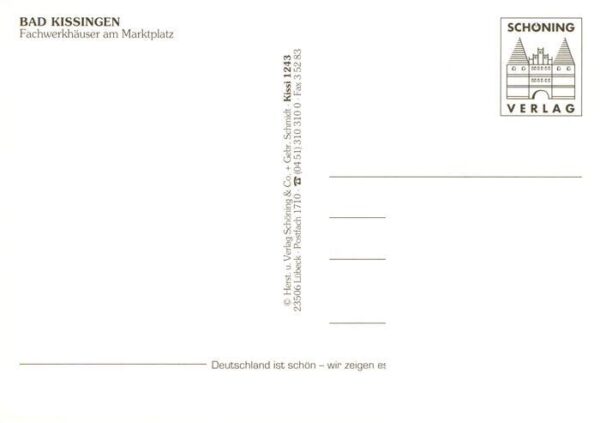 Bad Kissingen Fachwerkhaeuser am Marktplatz – Bild 2