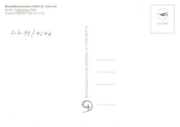 Tettenweis Bayern Benediktinerinnen-Abtei St. Gertrud – Bild 2