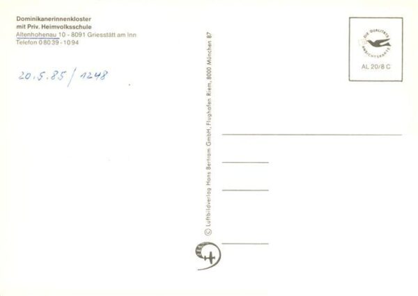Griesstaett Wasserburg Inn Dominikanerinnenkloster mit Privater Heimvolksschule – Bild 2