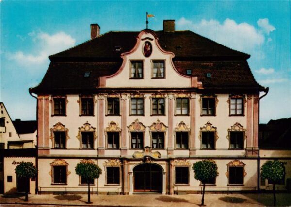 Guenzburg Bayern Schoenstes Profangebaeude Kreis- und Stadtsparkasse