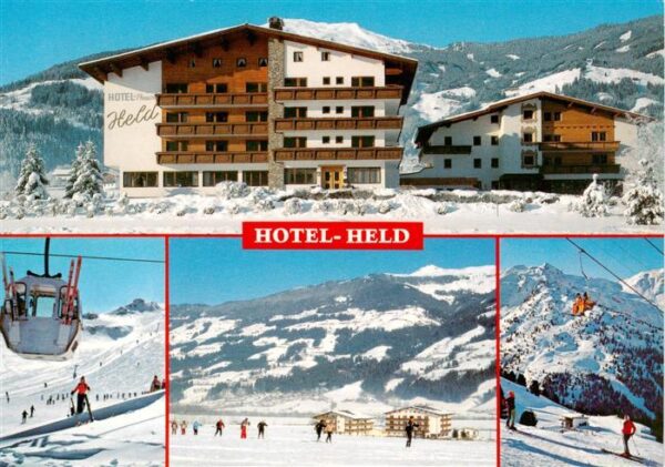 Kapfing Fuegen Tirol AT Hotel Held Wintersportplatz Alpen Bergbahn Sessellift