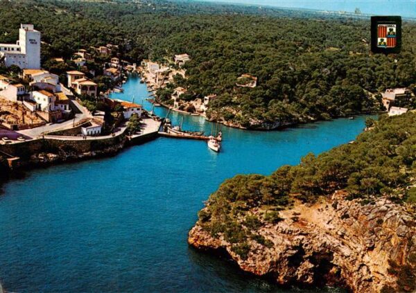 Santany Santanyi Mallorca ES Vista aérea de Cala Figuera