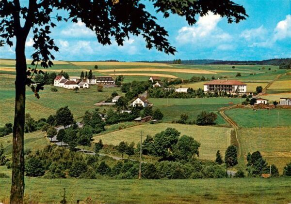 Desserath Deudesfeld Panorama mit Pension Haus Christina