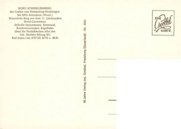 Attendorn Burg Schnellenberg Hotel Restaurant – Bild 2