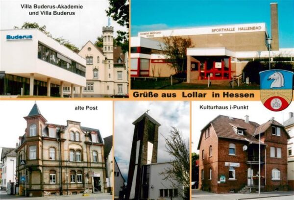 Lollar Villa Buderus Akademie Sporthalle Hallenbad Post Kulturhaus