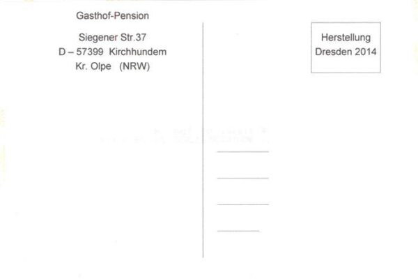 Kirchhundem Gasthof Pension Ortsansicht – Bild 2
