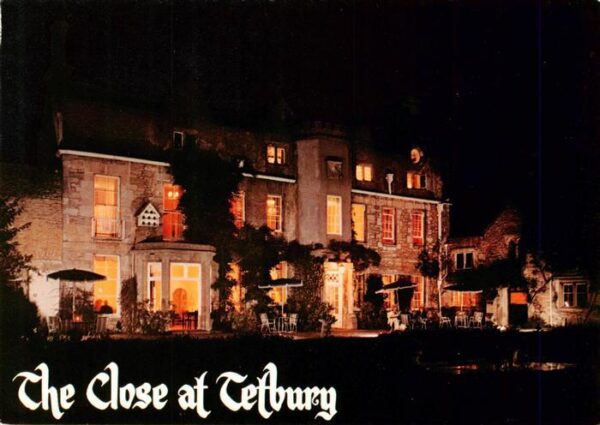 Tetbury Gloucestershire UK The Close at Tetbury Hotel and Restaurant at night