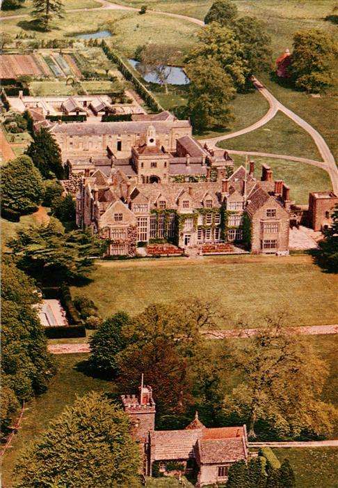 Pulborough Sussex UK Parham Park aerial view