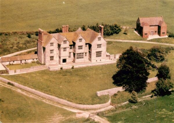 Wilderhope Manor Longville in the Dale UK Wilderhope Manor Castle aerial view