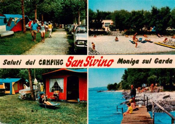 San Sivino Manerba del Garda IT Campingplatz Moniga sul Garda Teilansichten
