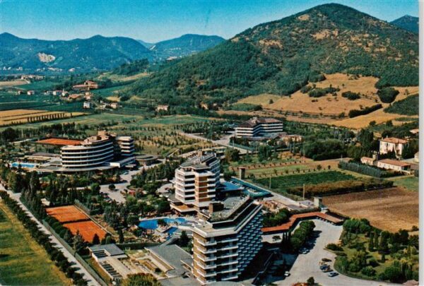 Galzignano Terme IT Fliegeraufnahme