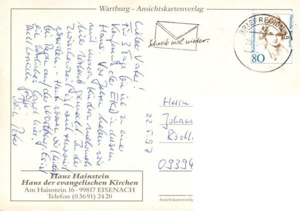 Eisenach Haus Hainstein der Ev Kirche – Bild 2