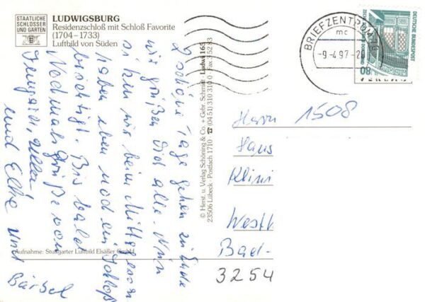 Ludwigsburg  Wuerttemberg Residenzschloss mit Schloss Favorite – Bild 2