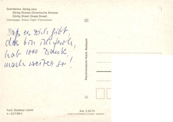Szentendre HU Griechische Strasse – Bild 2