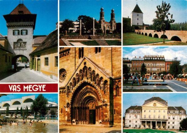 Vas Megye HU Stadttor Kirch Portal Schloss
