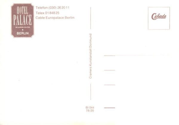 Berlin Hotel Palace Restaurant – Bild 2
