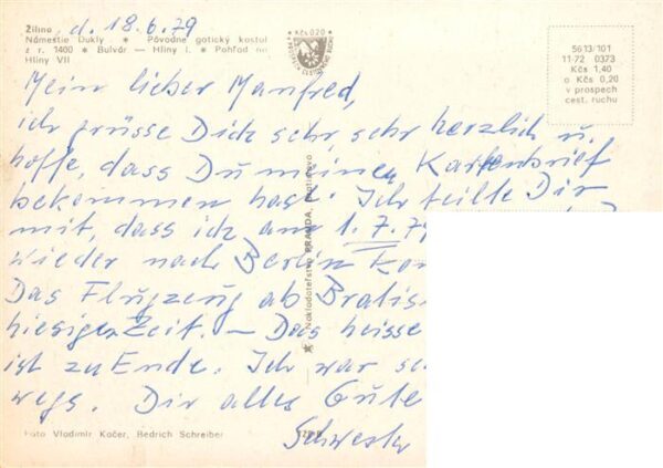 Zilina Sillein Silein SK Motive Stadtzentrum Kirche Wohnsiedlung Hochhaeuser – Bild 2