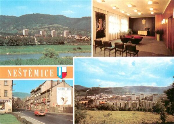 Nestemice Nestomitz CZ Prumyslove mesto na Labi v blizkasti Usti nad Labem Velke