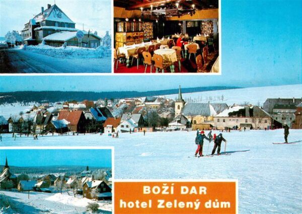 Bozi Dar Gottesgab CZ Hotel Zeleny dum Wintersport