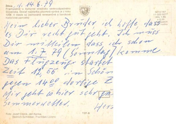 Zilina Sillein Silein SK Teilansichten Kirche Stadtzentrum Hochhaeuser – Bild 2